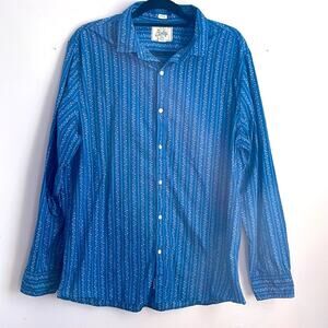 Bixby Nomad Regular Fit button down printed shirt sz xL